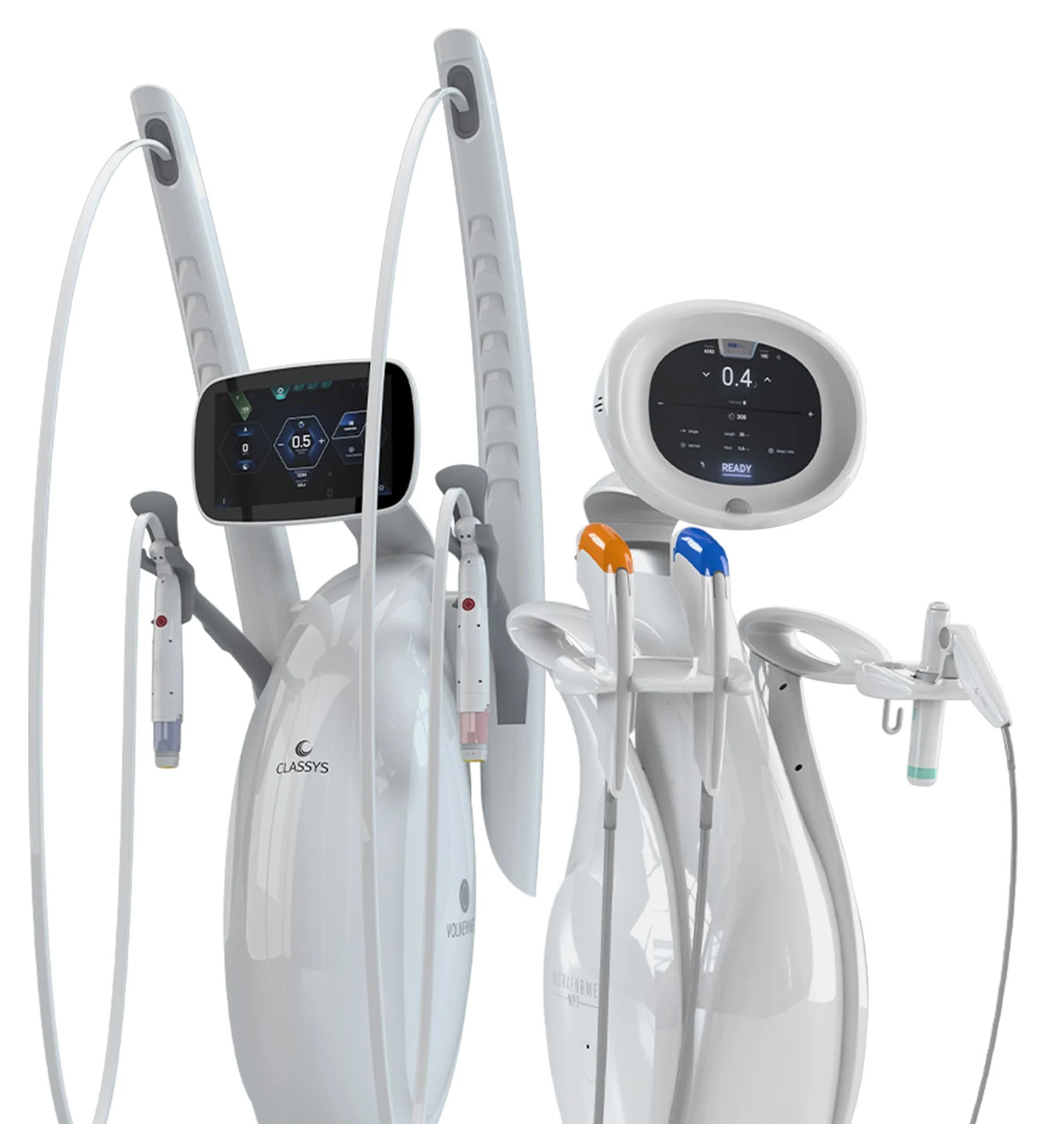 The Volformer pair: Volnewmer on the left, Ultraformer MPT on the right